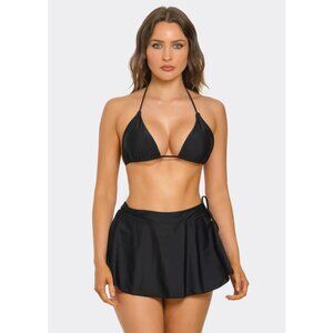Millie Triangle Bikini Set with High-Rise Swim Skirt